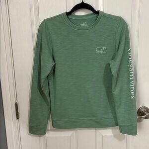 Vineyard Vines Sage Green Logo Sweatshirt